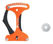 Eker Spännmätare, Hållbar Design, Precision Mätning,Orange