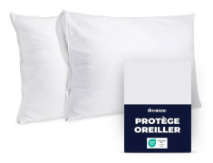 Vattentät örngott - Dreamzie - 60x60 cm - 2-pack - Dammskydd - Tvättbar vid 90°C - Oeko-Tex