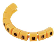 TRU COMPONENTS TC-MB1/8203 märkclips påtryckt utvändig diameterområde 3 till 3,60 mm