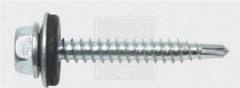 SWG 2114835020 borrskruv 4,8 mm 35 mm utvändig sexkant stål zinkpläterad 100 st