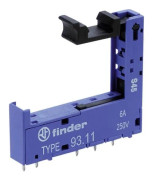Finder 93.11 relä sockel med hållbygel för Phoenix Contact Serie EMD-SL/Finder 34.51/34.81 33 x 6,2 x 28,35 mm 1 st