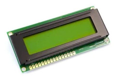 Display Elektronik LC-display svart/gulgrön (B x H x T) 80 x 36 x 10,5 mm DEM16220SYH-PY