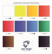 Van Gogh akrylfärg träåda Basic | 10 x + tillbehör