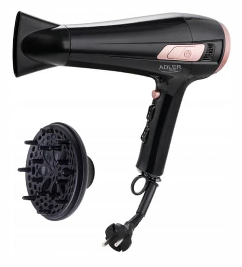 Adler AD 2283 Hårtork 2000 W Svart