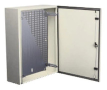 Schneider Electric NSYS3D6425, Väggmonterad rack, Knapplås, Grå