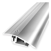 Flexibel golvjusteringsprofil L 51 mm Höjdskillnad 7 - 23 mm Polerad Alu L 1000 mm