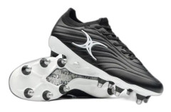 Rugbyskor Gilbert PWR X 8S V2 SG - svart