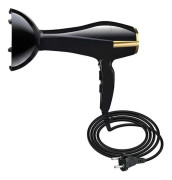 Hårfön - AVIZAR - 1500W - Varm och kall luft - 2 temperaturer - Svart