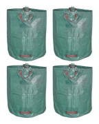SHOP-STORY - GARDEN BAG 4x: 4 XXL vikbara trädgårdsväskor - 272L i robust PP med band