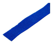 StarTech.com 100ft Hook and Loop Roll, Cut-to-Size Reusable Cable Ties, Bulk Industrial Wire Fastener Tape / Adjustable Fabric Wraps Blue / Resuabl...