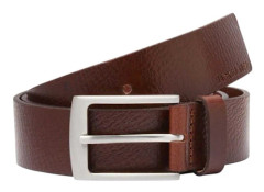 Jack And Jones Herr Läder Metallspänne Bälte 80cm Brun Sten Brown Stone 80cm