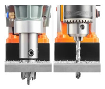 Magnetborr, 1450W Effekt, 40 mm Borrdiameter, 850 varv/min Hastighet, 12500 N Magnetkraft, 50 mm Borrdjup