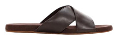 Timberland Herr Cross Strap Läder Flat Sliders