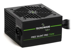 Strömförsörjning - Tecnoware - Free Silent PRO 750 - 750W - Ultra Silent Fläkt - PCI-E och SATA-kontakter