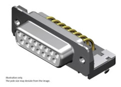 Molex 1731091919 D-SUB stickanslutning, poler: 9, lödpinnar, 1 st