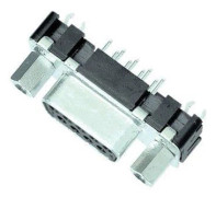 Harting DSUB SV FE SSDP STR 25P PL3 NUT SLK 4-40, D-Sub 25-pin F, Svart, Metallisk, Polybutylentereftalat (PBT), Stål, Termoplastisk harts, Kopparl...