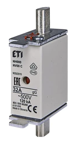 Eti-Polam säkringsinsats KOMBI NH00C 32A gG/gL 500V WT-00C (004181208)