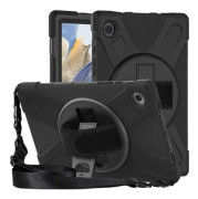 eSTUFF - Baksidesskydd för surfplatta - svart - 10.5" - för Samsung Galaxy Tab A8