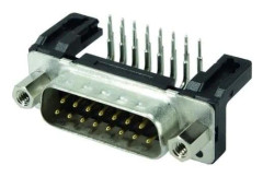 Harting DSUB SV MA SSDP ANG73-254 25P AU2, D-Sub 25-pin M, Svart, Metallisk, Polybutylentereftalat (PBT), Stål, Termoplastisk harts, Kopparlegering...