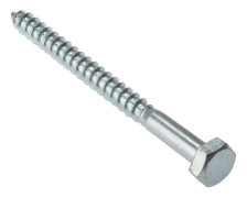 Forgefix Fransk träskruv, sexkantshuvud, Zp M10 x 150mm Påse 10 Multi Co Multi Colour M10 x 150mm Bag 10