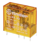 Finder printrelä 40.52.8.024.5000 24 V/AC 8 A 2 x växlare
