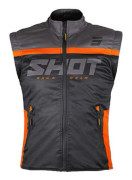 Väst utan ärmar SHOT RACE GEAR Bodywarmer Lite 2.0 Svart Orange