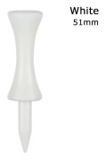 Golfpeggar Golfbollshållare white 51mm