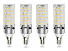E14 Majs LED-lampa 16W Kallt vitt 6000k, E14 Halogen motsvarande 100w 120w, 1600lm, 360°
