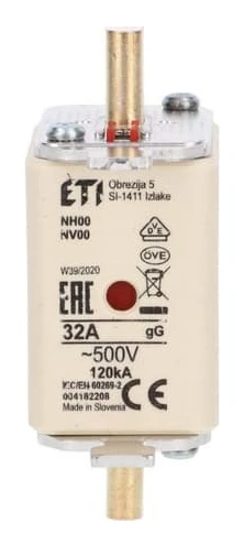KOMBI säkringslänk NH00 gG 32A/500V 004182208/3 st /
