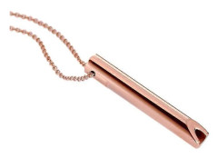 Breathlace Halsband Sluta Röka, Halsband för Medveten Andning i Rostfritt Stål för Ångest, Breathlace Halsband Sluta Röka, Lugn Anti-rökning Halsband