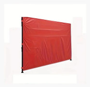 Omedelbar lusthus sidopanel - Solskyddsduk för Pop Up Lusthus, Insynsskydd - Röd (1 stycke) Red A style