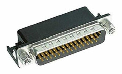Harting 09 56 262 5813, D-Sub 26-pin, Svart, Rostfritt stål, Stål, Termoplastisk harts, Kopparlegering, 25 mO, 1000 V