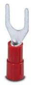 LAPP 63105060 Gaffelkabelsko 0.50 mm² 1.50 mm² Hul-dia.=5.3 mm Delvist isolereret Rød 100 stk