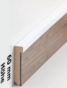 Plint Frankfurt MDF 13 x 60 x 2500 mm Plint för vinylgolv PVC