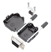 encitech DPPK09-BK-DMS-K 6355-0054-11 D-SUB Skärslingssats 180° Antal poler: 9 Lödhuvud 1 sats