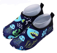 Vattenskor Snabbtorkande Simning Barfota Strand Aqua Poolstrumpor för Barn Jellyfish Shark 32-33