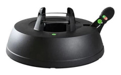 Det Gamle Apotek julgransfot, h9+5cm (handtag), dia. 34 cm, 1/färgbox, svart