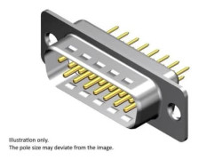 Molex 1731090123 D-SUB-kontakt Antal poler: 25 Lödstift 1 st