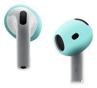 Öronproppar för AirPods4 silikon 3 par (mintgrön)