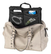 Väskaorganisatör - X-CASE - Svart - 13 fickor - 100% polyester - 29 x 17 x 9 cm