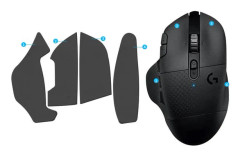 Förbättrade greppmusklister för Logitech G604 - Mörkgrå