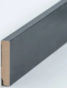 Plint MDF 16 x 80 x 2500 mm kärna MDF belagd Grå plint av PROVISTON Mörk stål