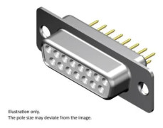 Molex 1727040072 D-SUB stickanslutning, poltal: 37, lödpinnar, 1 st, box