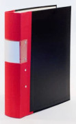 Kontorspärm neutral A4 60mm röd