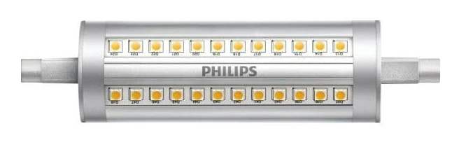 Philips - LED-glödlampa - form: majs - R7s - 14 W (motsvarande 120 W) - klass D - vitt ljus - 3000 K