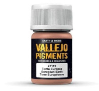 Vallejo 73.119, Brun, 35 ml, 1 styck, European Earth