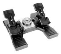 Pedalställ - Trådlös - Saitek av Logitech G - Pro Flight Rudder Pedals - Kompatibel med PC - Svart