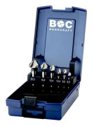 Bohrcraft Försänkningssats KS6-K Co 6,3-20,5mm DIN 335C HSS-E Co5 90° 6 delar ABS-Box