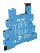 Finder 93.60.0.125 Reläsockel med hållbygel, med LED, med EMC-utrustning för reläspole Passar serie: Phoenix Contact Serie EMD-SL Finder 34.51, Finder
