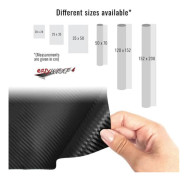 Filmadhesiv inpackning - Ej specificerad - 25 x 35 cm - Kolfiberlook - Repå resistent - Lätt att applicera